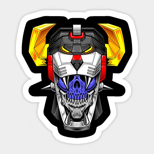 Skullitron Sticker by RynoArts